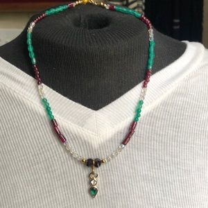 Handcrafted Gemstone necklace